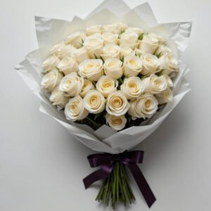 Beautifull white Rose  Flower Bouquet