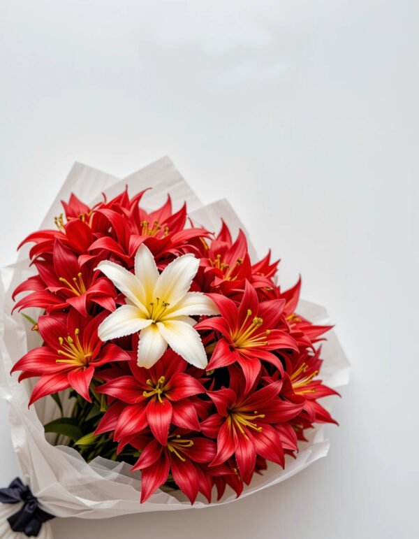 Artificial Dahlia Flowers – 7-Stem Faux Floral Bouquet for Home & Office Decor, Wedding