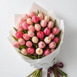 Love For Pastel beautifull Slick pich Flower Bouquet