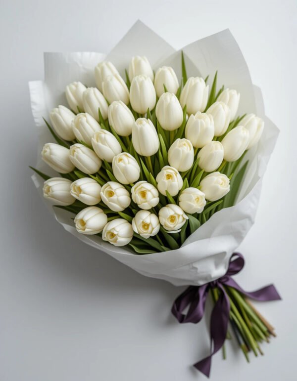 Love For Pastel white lily Flower Bouquet